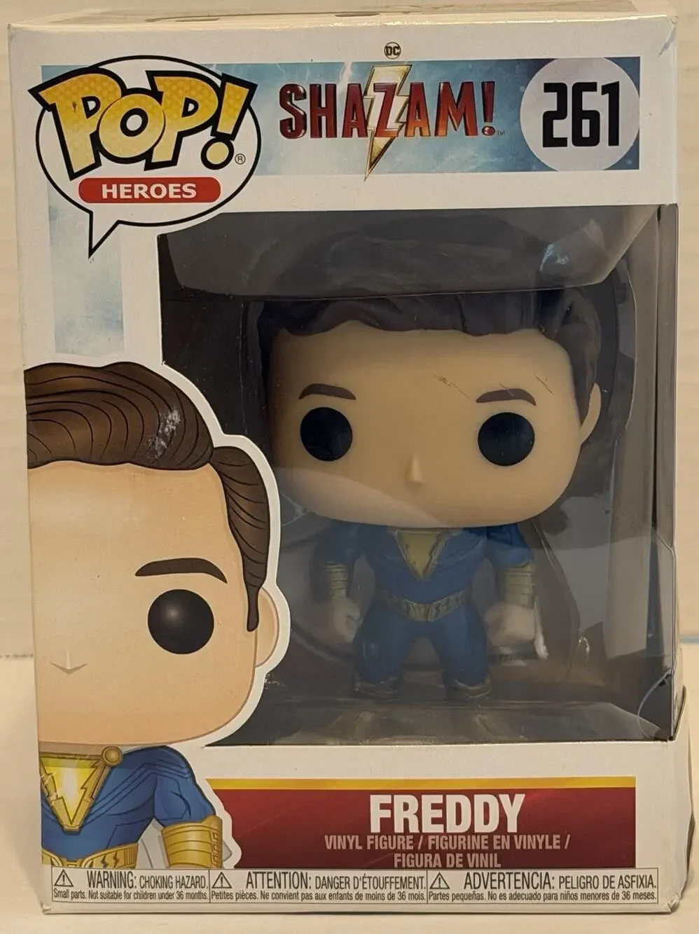 FREDDY Funko Pop #261 - SHAZAM! - NEW